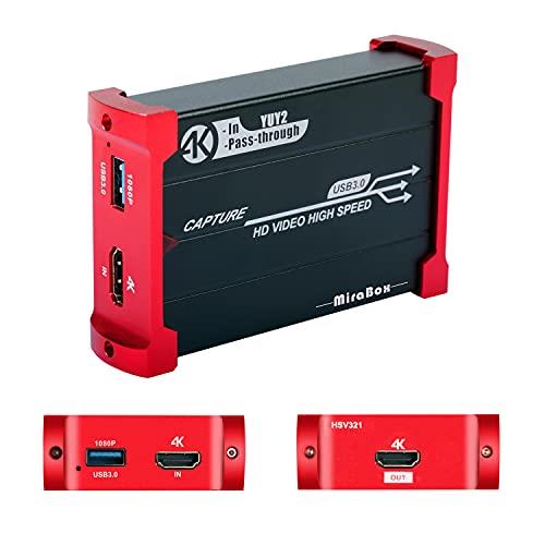 HSV321 TreasLin USB3.0 HDMI ビデオキャプチャーボード ライブ配信やゲーム録画にUSB3.0 HDMI ビデオキャプチャーボード