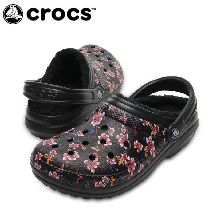 楽天市場】ボア クロックス 花柄 レディースサンダル CROCS CLASSIC