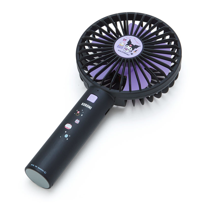 【美品】サンリオ クロミ ハンディファン ハンド扇風機 クロミ 2WAYファン ハンディファン 手持ち扇風機 卓上置き 携帯