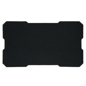 マウスパッド 薄型 約19.5×34.5cmサイズ ナイロン生地 ブラック