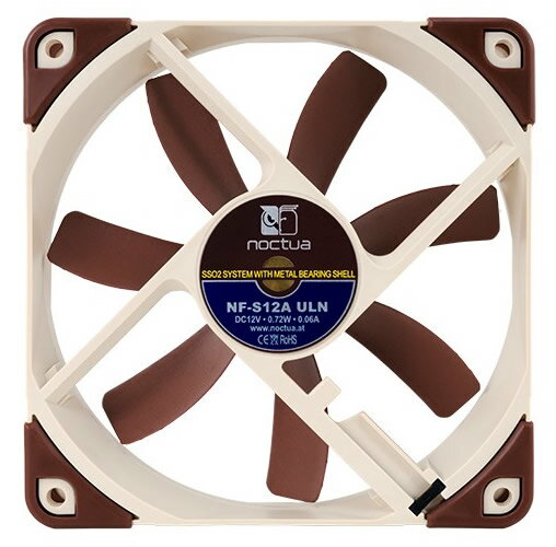 noctua nf-s12a uln  ファン 800rpmdv12v/0.06a/0.72w