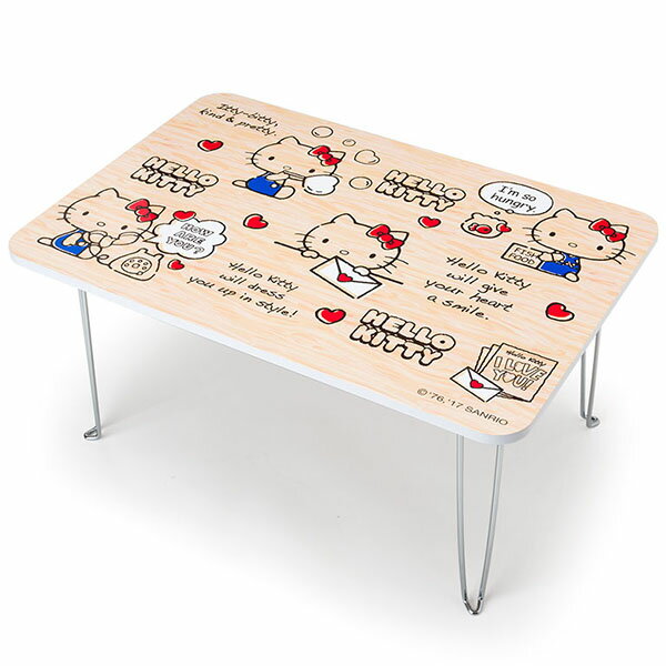 楽天市場】サンリオ ハローキティ 折りたたみテーブル スピーチ