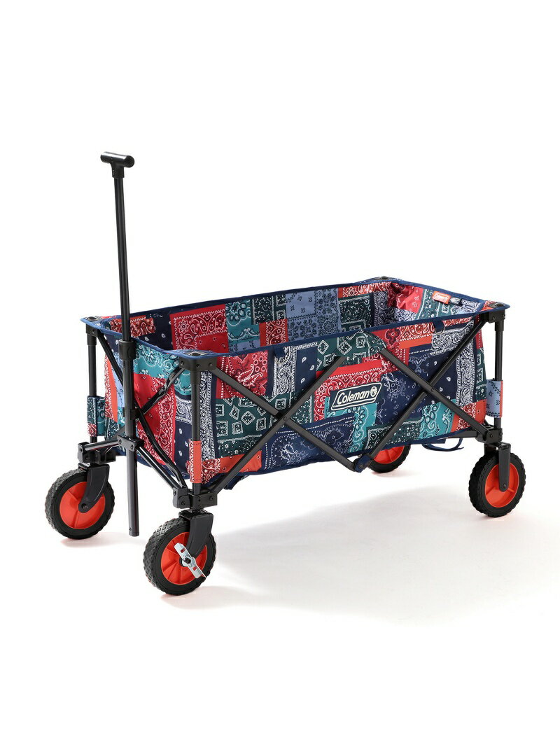 コールマン バンダナ柄 キャリーカート 楽天市場】Coleman × BEAMS / 別注 バンダナ柄 アウトドアワゴン