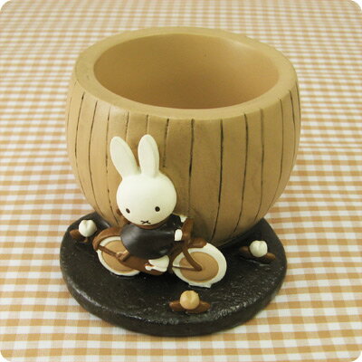 楽天市場】加藤工芸 (miffy) 3.5号鉢用プランター ミッフィーとおに