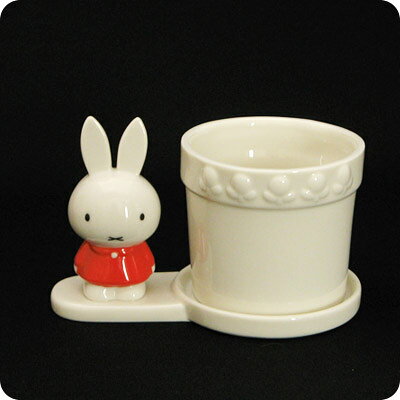 楽天市場】加藤工芸 (miffy) 3.5号鉢用プランター ミッフィーとおに