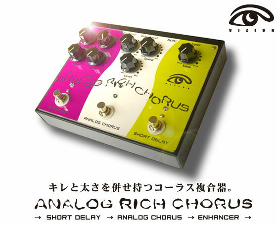 【美品、付属品完備】VIZION analog rich chorus 美品、付属品完備】VIZION analog rich chorus Vizion Analog Rich