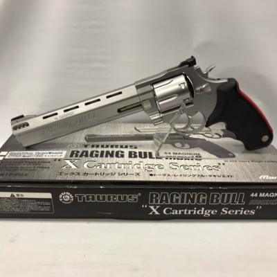 Xカートリッジ　レイジングブル　シルバーABS ブラックHW 2丁セット　8mm マルシン] トーラス レイジングブル 8mmBB Xカートリッジ ブラックHW