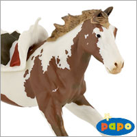 楽天市場】papo(パポ社)フィギュア51522 蹴り立つ馬(black) | 価格比較