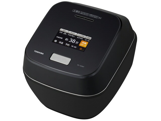 TOSHIBA 真空圧力IHジャー炊飯器 5.5合炊き グランブラック RC-10ZWT(K)
