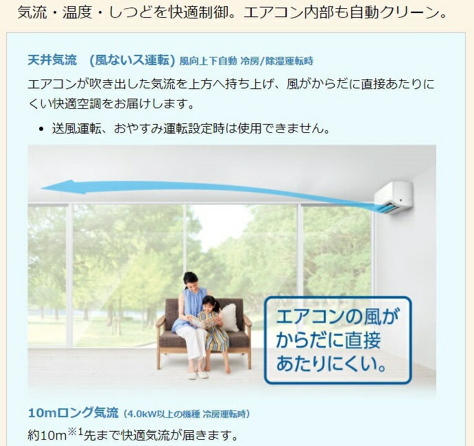 楽天市場】ダイキン工業 DAIKIN ルームエアコン FX F22ZTFXS-W | 価格