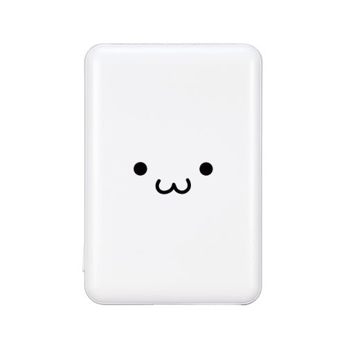 エレコム  Type-C モバイルバッテリー 5000mAh 12w 充電器 iPhone Android ホワイト(1個)
