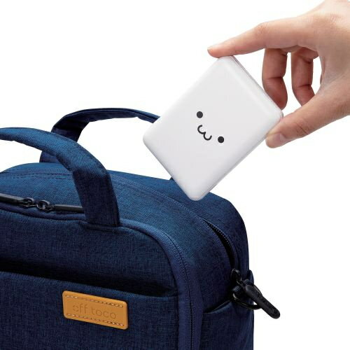 エレコム  Type-C モバイルバッテリー 5000mAh 12w 充電器 iPhone Android ホワイト(1個)