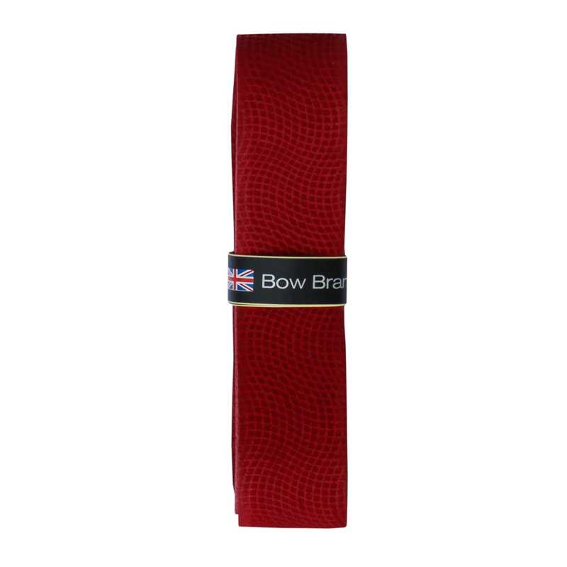 BOW BRAND ボウブランド 元巻きグリップレザー ワイン 天然皮革 100cm BOW1000-WIN レッド