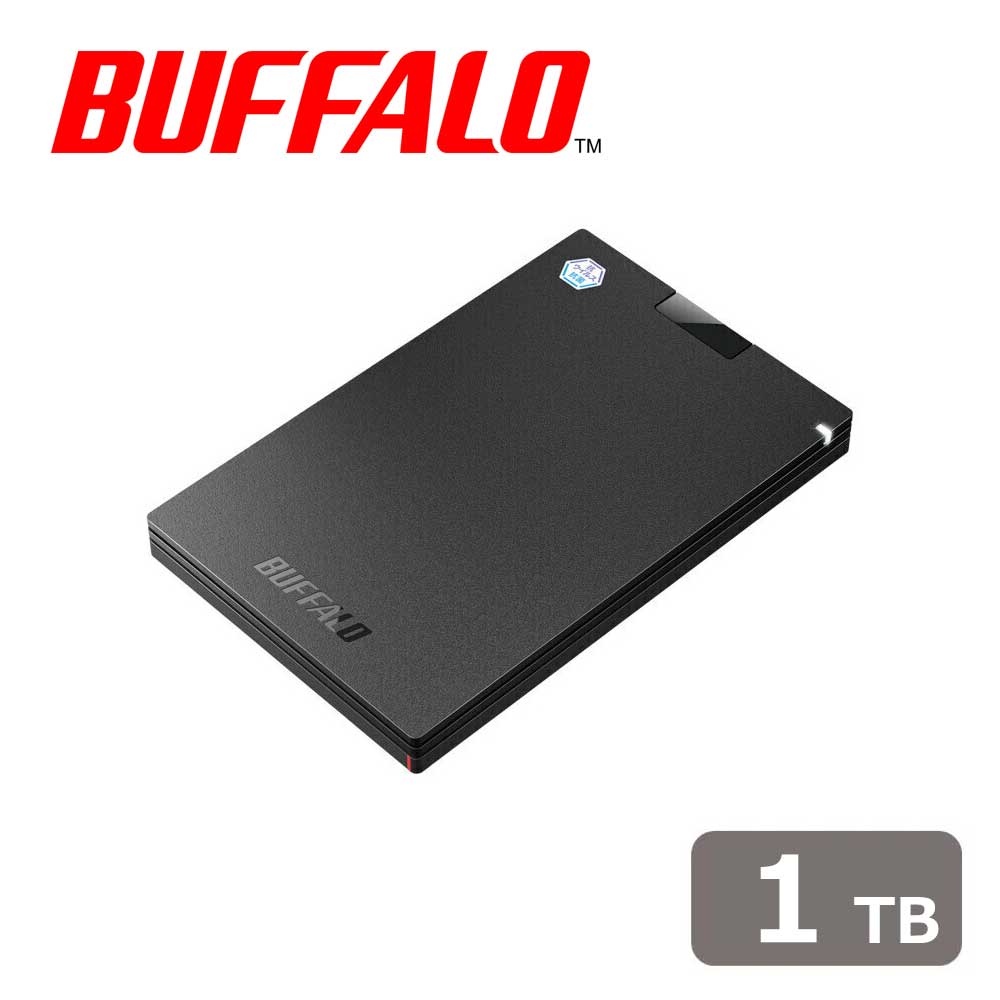 楽天市場】バッファロー BUFFALO 外付けSSD SSD-PG1.0U3-BC