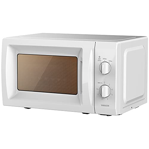 山善 YAMAZEN 電子レンジ 17L ターンテーブル 単機能 出力3段階切替 シンプル操作 ホワイト MRT-S177 W 5 メーカー保証1年