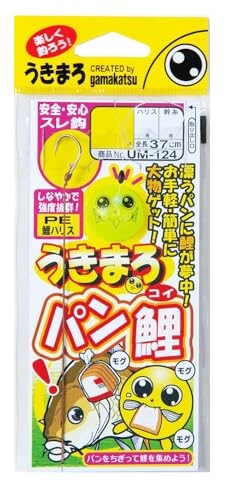 がまかつ UM124 うきまろパン鯉仕掛 8－6 針－ハリス