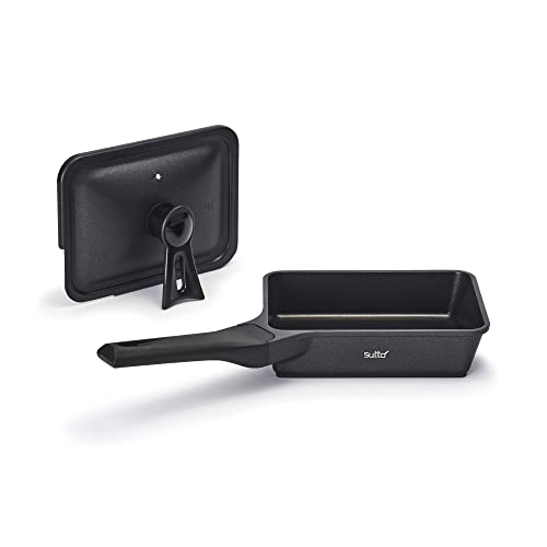 ドウシシャ DOSHISHA スマートフライパン sutto スット 四角いちょこっとフライパン 13×18cm ブラック
