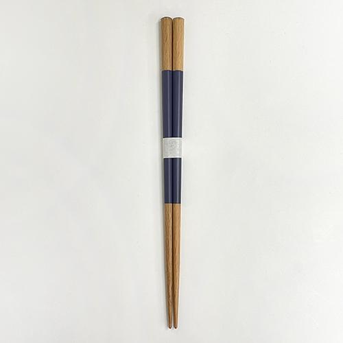 逸品社 Ippinsha 箸 ルリ色 23cm やさしい彩り 八角箸 抗菌仕様 45401