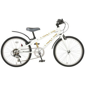 オオトモ NEXTYLE ネクスタイル ジュニア クロスバイク 自転車 22インチ ホワイト 6段変速 NX-JC001 46575