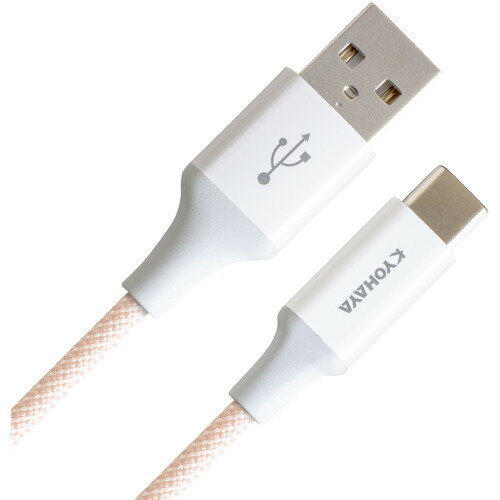 京ハヤ USB A to USB C ケーブル カラフルタイプ オレンジ 1.2m JKFAC120OR