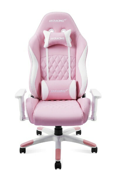 AKRacing｜エーケーレーシング ゲーミングチェア シート W380xD450xH11165～1230mm PINON 小型モデル PUレザー サクラピンク PINON-SAKURAPINK