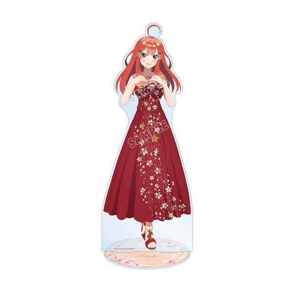 五等分の花嫁 劇場版 特大アクリルスタンド 描き下ろしイラスト 五月 桜ドレスver.