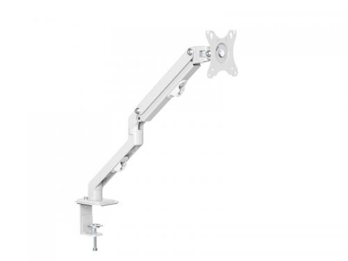 GOPPA モニターアーム 1画面 /17～27インチ 鉄製 可動式 クランプ式 ホワイト GP-DPAS1/W GPDPAS1W