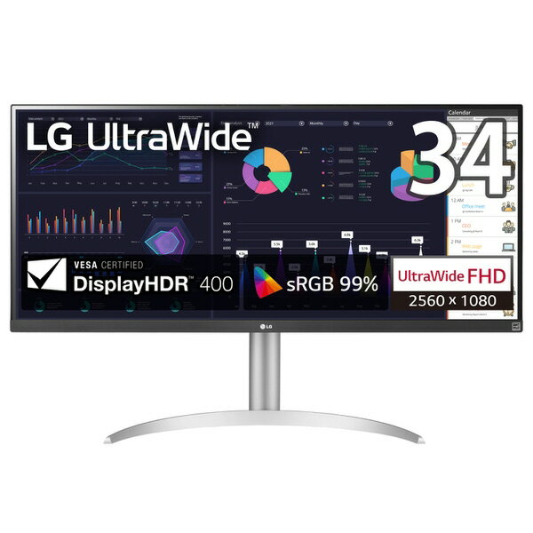 LG 34型 液晶ディスプレイ 34WQ650-W