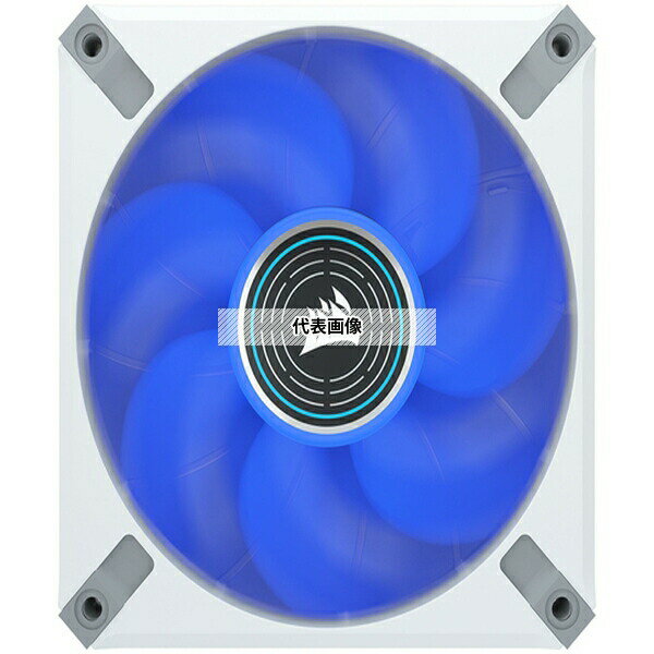 CORSAIR｜コルセア ケースファン 120mm /2000RPM ML120 LED ELITE BLUE ホワイトフレーム CO-9050128-WW
