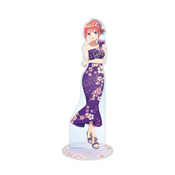 五等分の花嫁 劇場版 特大アクリルスタンド 描き下ろしイラスト 二乃 桜ドレスver.
