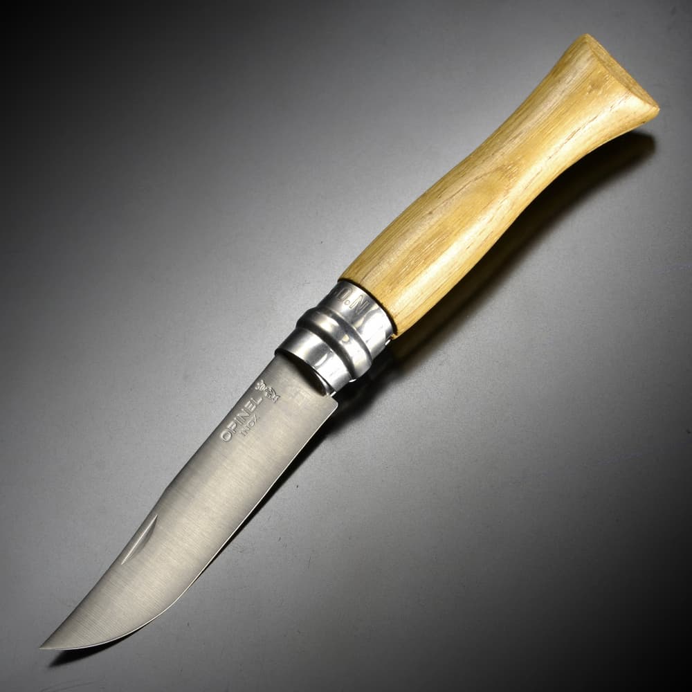 OPINEL オピネル ステンレススチール#9 オークウッド 約90mm オーク 41585