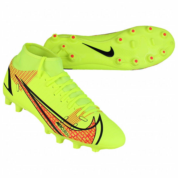 ナイキ サッカースパイク スーパーフライ 8 アカデミー HG NIKE ナイキ スーパーフライ 8 アカデミー HG(ブラック×ブルー) CV0949