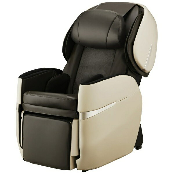 FUJIIRYOKI マッサージチェアE22 ベージュ×ブラウン AS-R610(CB)