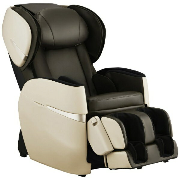 FUJIIRYOKI マッサージチェアE22 ベージュ×ブラウン AS-R610(CB)