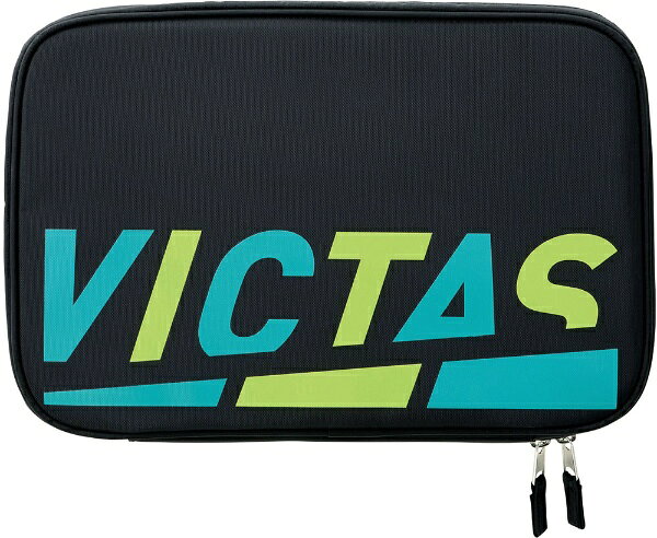 TSP-672101-4342 ヴィクタス 卓球 プレイロゴ ラケットケース ピーコックグリーン/ライムグリーン VICTAS