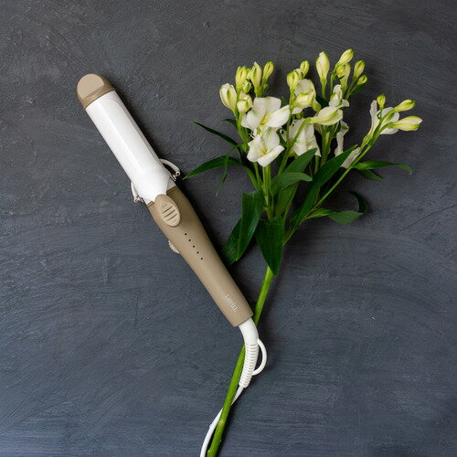 LAVIEL LIGHTカールアイロン 32mm ベージュ LV-LT-C32