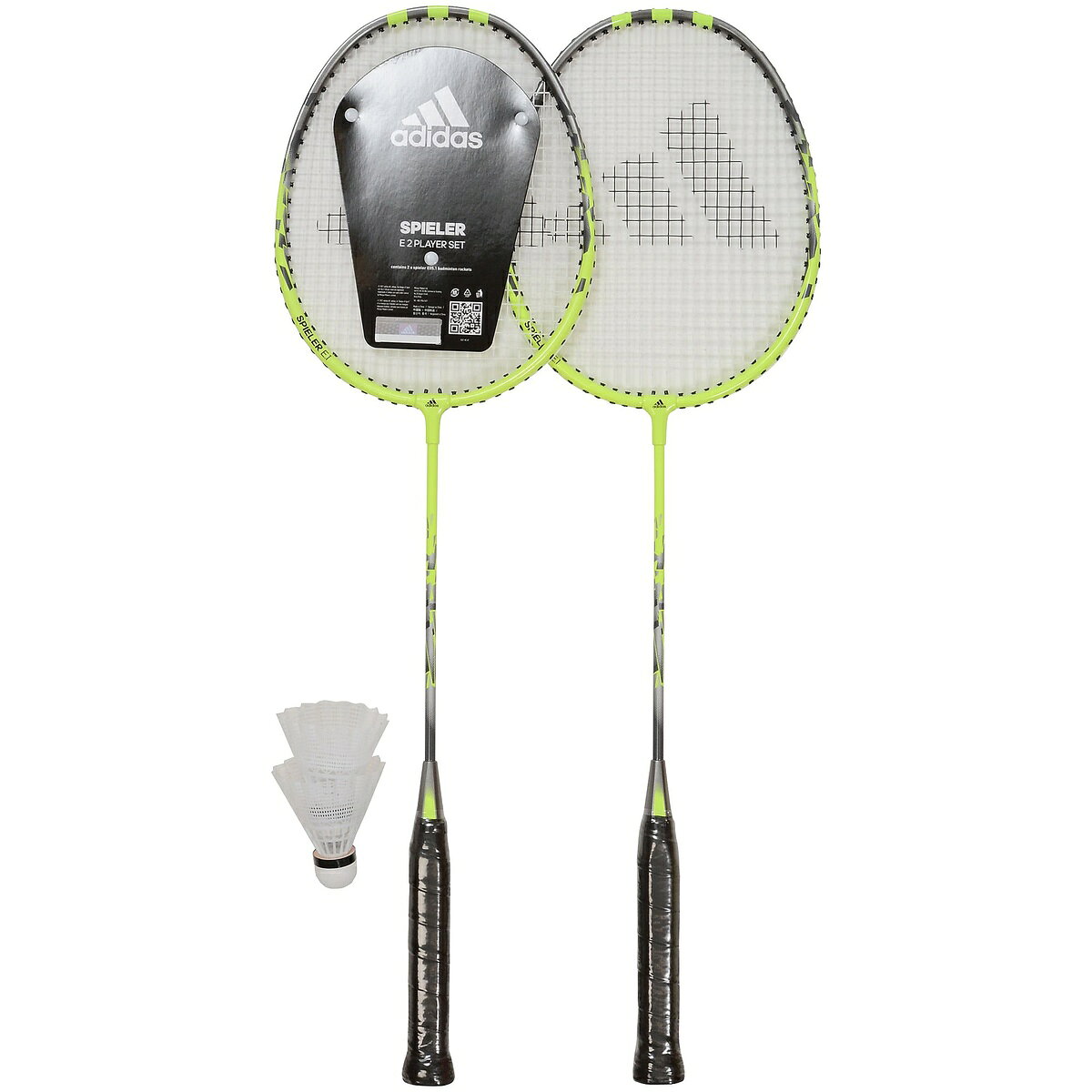 未使用品　アディダス SPIELER E.1 バドミントンラケット2本セット 楽天市場】アディダス adidas SPIELER E1.2 PLAYER SET ハイレゾ
