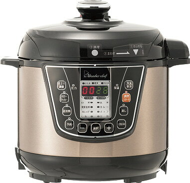 楽天市場】ワンダーシェフ ワンダーシェフ マイコン電気圧力鍋 4L 楽