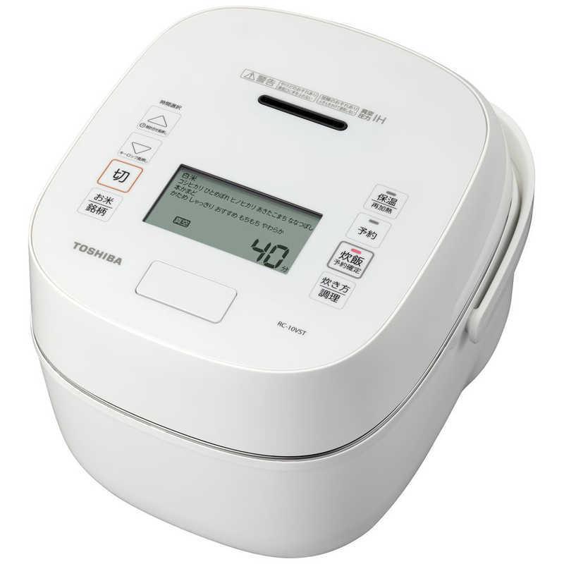 TOSHIBA 真空圧力IH炊飯器 炎匠炊き RC-10VXT【ジャンク品】 大火力で炊き上げる！真空圧力で炊飯する東芝 炎匠炊きRC-10VXT