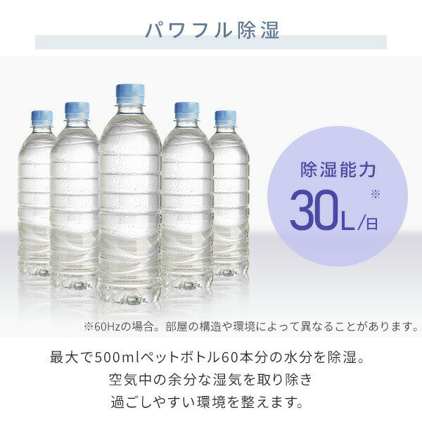 山善 衣類乾燥除湿機 除湿量30L ホワイト YDC-E300(W) 41MPeJ1stoL._AC_UF350,