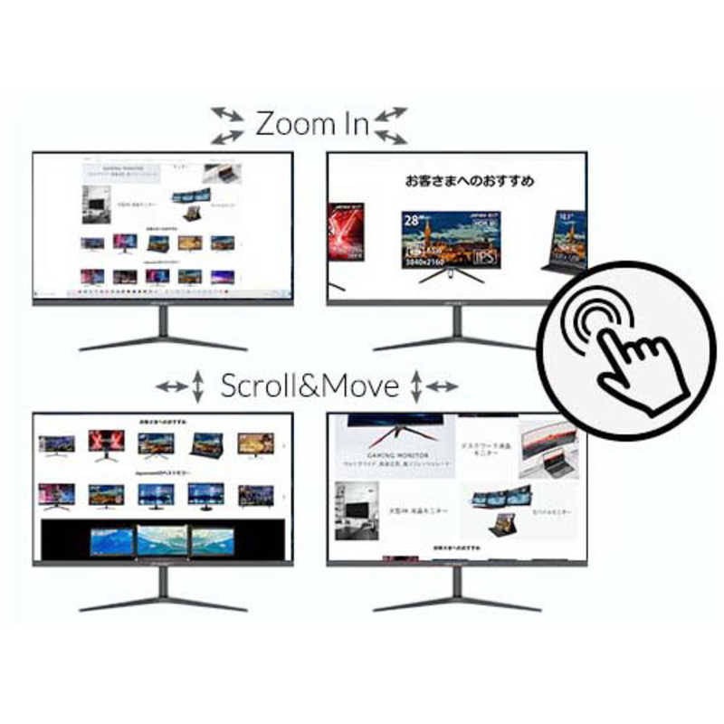 JAPANNEXT 液晶モニター JN-IPS238FHD-T