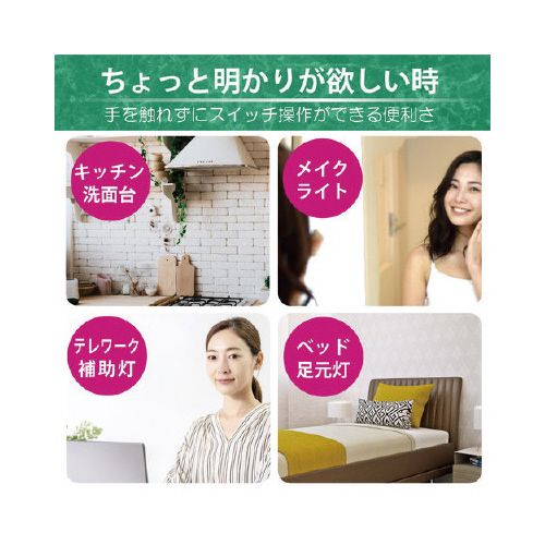 日本トラストテクノロジー USB LEDBARライト センサー式 30cm ホワイト LEDBARS30-WH(1個)