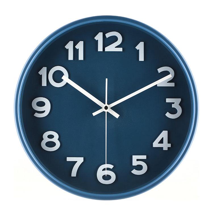 不二貿易 掛時計 スピカ2 Φ30 ブルー 品番:28107
