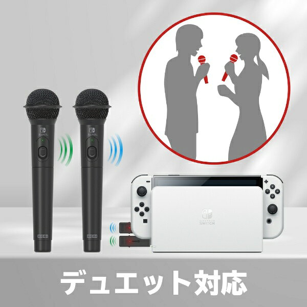 HORI ワイヤレスカラオケマイク for Nintendo Switch/PC NSW-352
