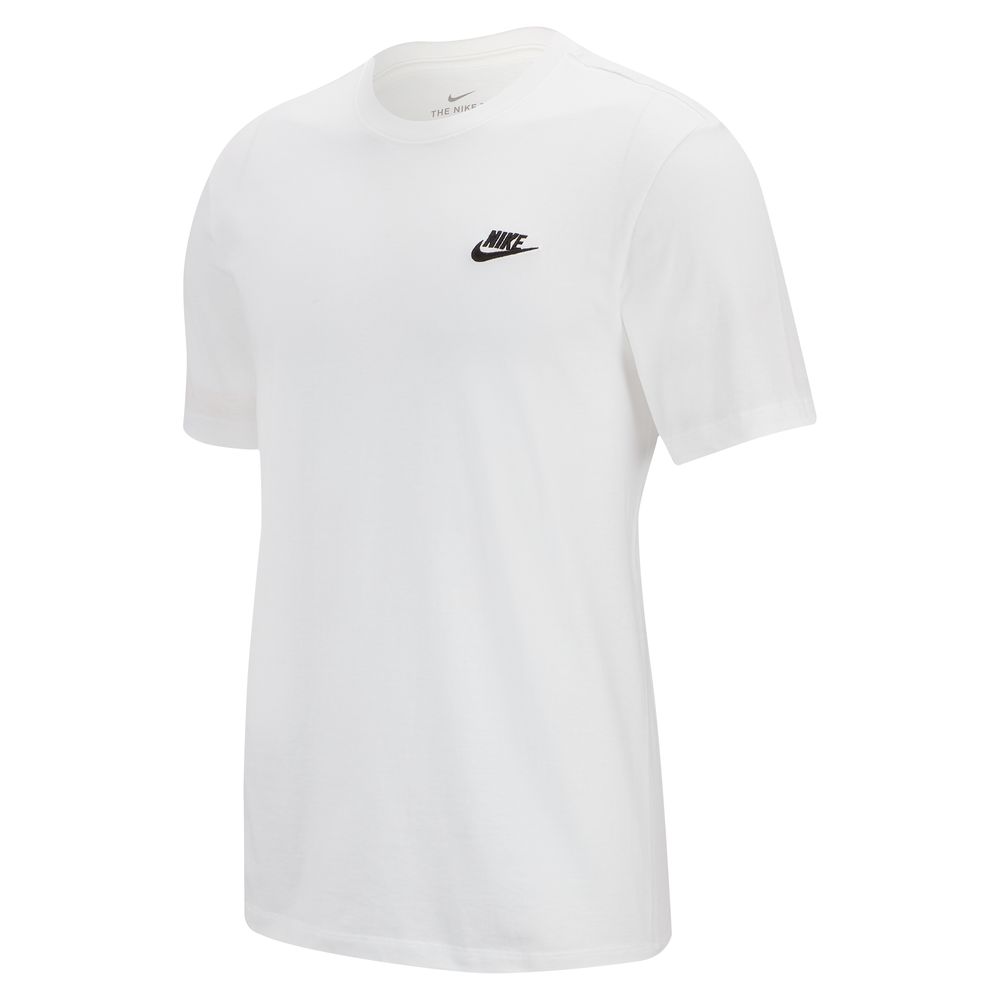 NIKE ナイキ クラブ 半袖Tシャツ メンズ カジュアル/スポーツウェア M 101 ホワイト/ ブラック NJP-AR4999-101