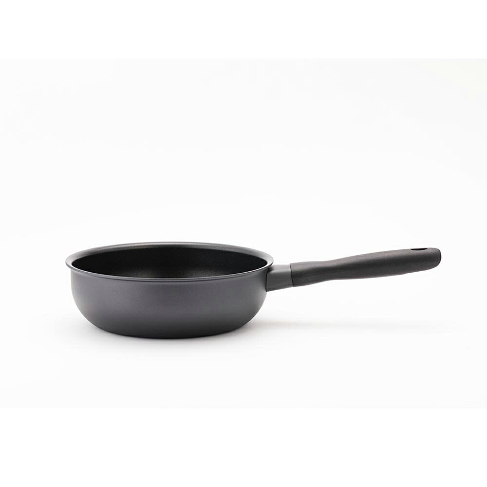 MEYER マイヤー ミッドナイト MIDNIGHT フライパン 深型 20cm ih対応 pfoaフリー ih ガス 両用 焦げ付かない 焦げ付きにくい 硬質アルマイト加工 シェフズパン …