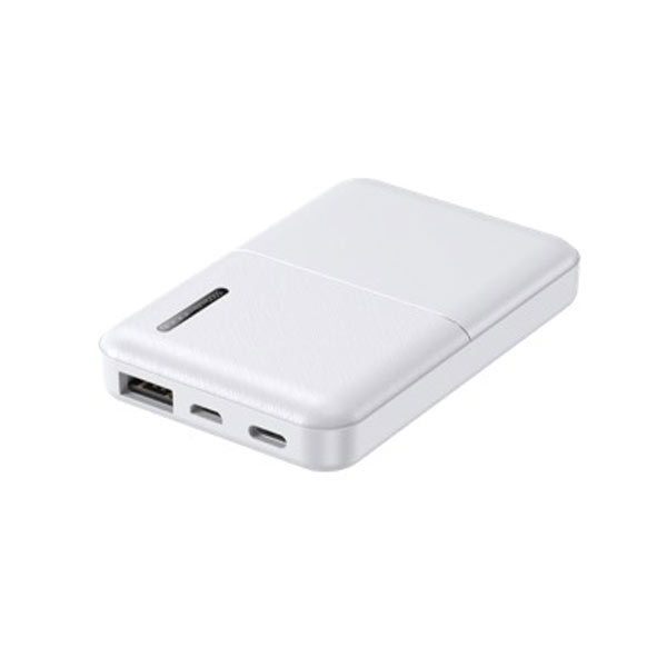 HIDISC コンパクトスリム急速充電 モバイルバッテリー HD-MB5000TAWH