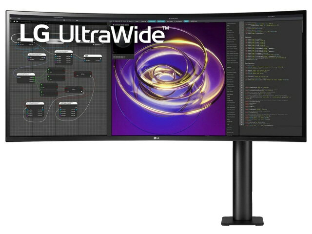LG 39.7インチ 5K2K Nano IPS 曲面型ウルトラワイドモニター 39.7インチで5K2Kの大画面、Nano IPSテクノロジー採用の21:9曲面型
