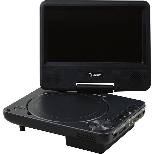 楽天市場】山善 Qriom ポータブルDVDプレーヤー CPD-M114TMR(B) （商品