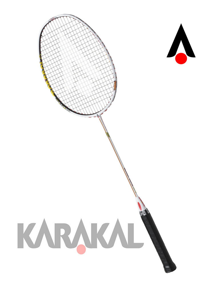 楽天市場】カラカル karakal バドミントンラケット S-70 FF ホワイト